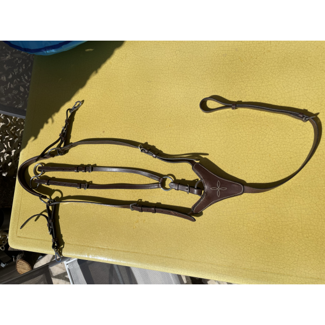 Collier de chasse avec martingale taille cheval