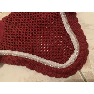 Bonnet Equiline bordeaux