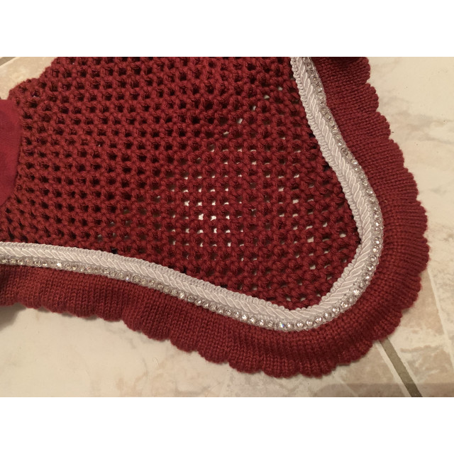 Bonnet Equiline bordeaux