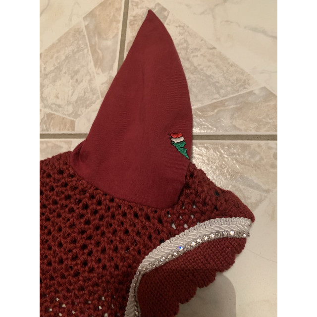 Bonnet Equiline bordeaux