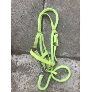 Licol jaune fluo taille poney