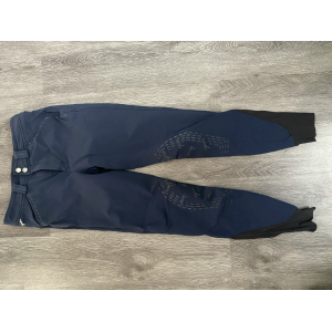 Pantalon imperméable Pénéloppe bleu marine parfait état - 16 ans/36