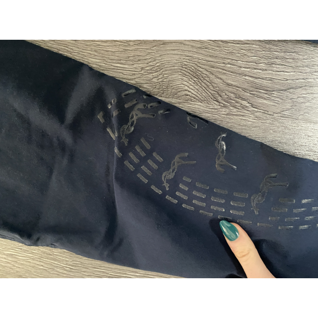 Pantalon imperméable Pénéloppe bleu marine parfait état - 16 ans/36