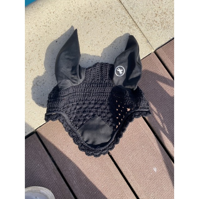 Bonnet de concours noir poney