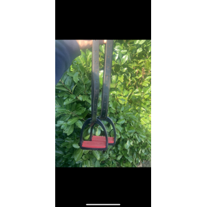 Étrier compositi noir et rouge