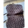 Tapis équithème marron