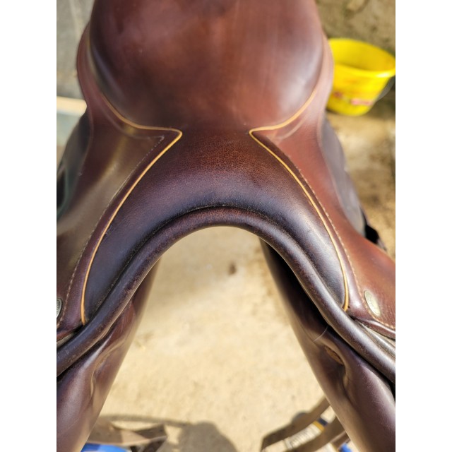 Selle monoquartier childeric 17 marron