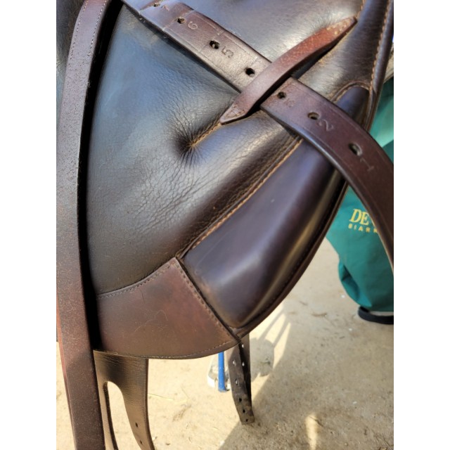 Selle monoquartier childeric 17 marron