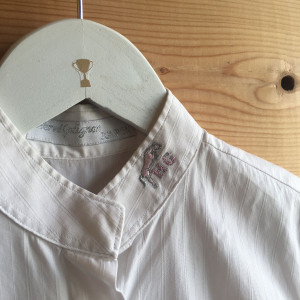 Chemise de concours sans manche Hervé Godignon 12ans blanc