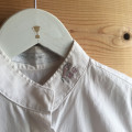 Chemise de concours sans manche Hervé Godignon 12ans blanc