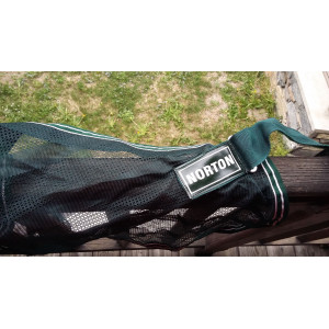 Couverture nid d'abeille verte