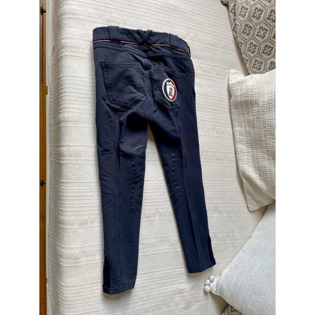 Pantalon d’équitation Kingsland Equestrian, Bleu Marine, taille 122/128 cm