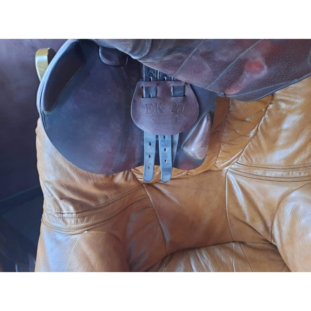 Selle équipe red Brown carbone 17,5 pouces