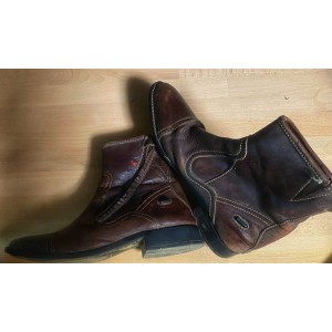 Boots cuir marron v Equi confort