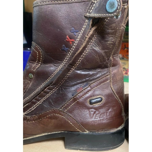 Boots cuir marron v Equi confort