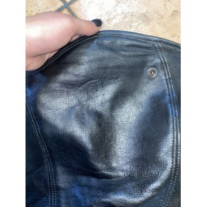 Mini Chaps classique Dy’on cuir noir taille S