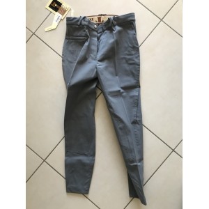 Pantalon taille convertible gris 38