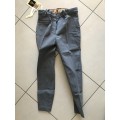 Pantalon taille convertible gris 38