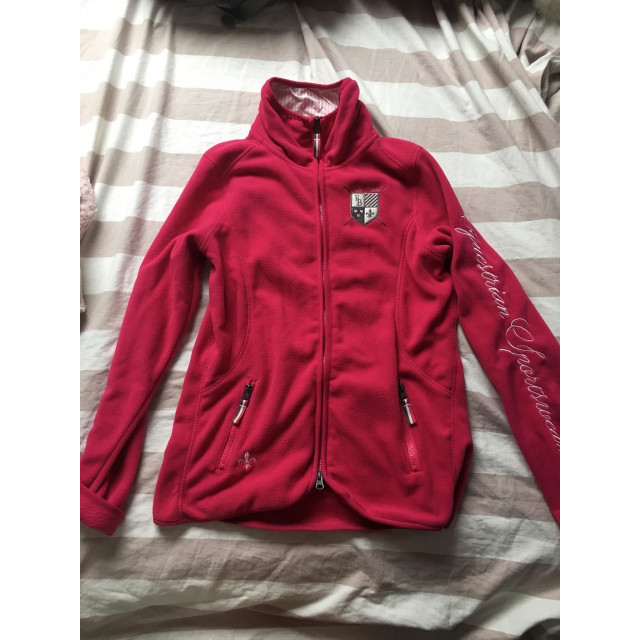 Gilet sweat polaire rose Felix Buhler
