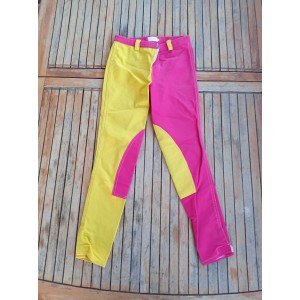 Pantalon rose et jaune SAFI
