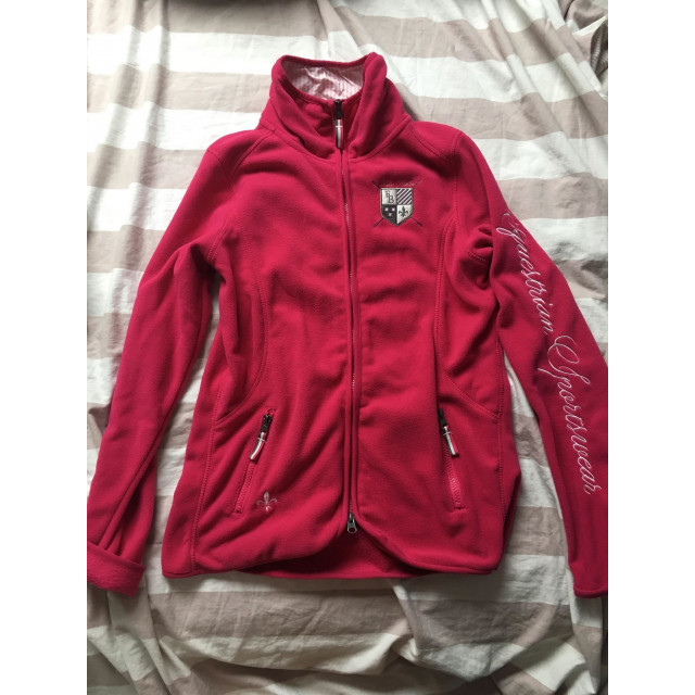 Gilet sweat polaire rose Felix Buhler