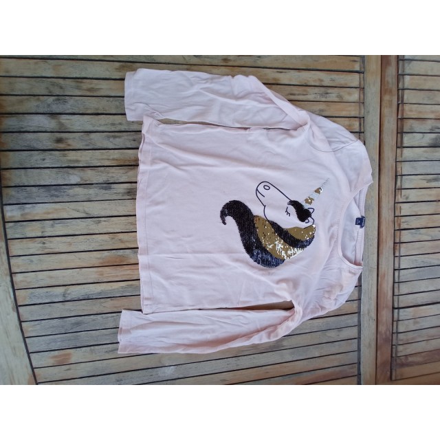 T-shirt manches longues licorne irréversible