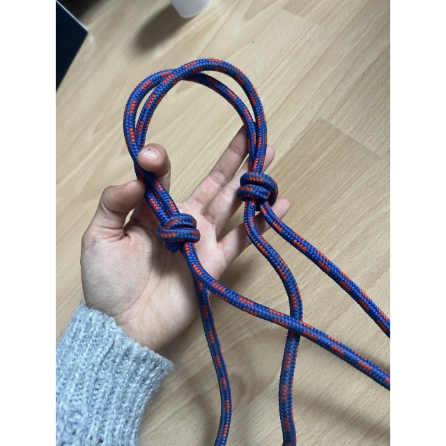 Licol éthologique bleu et rouge taille cheval