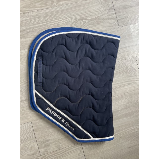 tapis paddock sport coupé bleu roi et marine