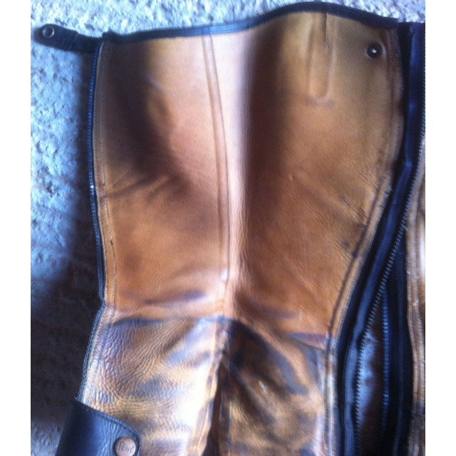 Mini chaps Equicomfort Milano noire Taille MH