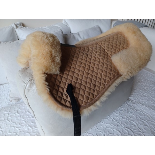 Amortisseur de dos en mouton véritable NEUF