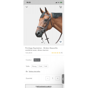 Bridon à vendre