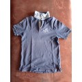 T-shirt bleu manches courtes