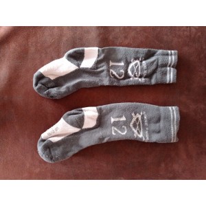 Chaussettes noir et rose