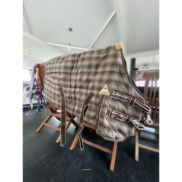 Couverture shetland neuve !