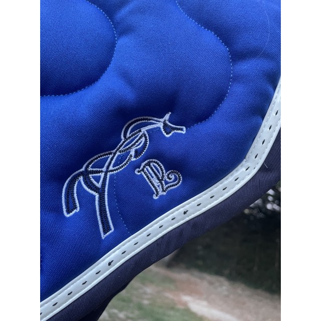 Tapis Pénélope Leprevost coupé sport bleu