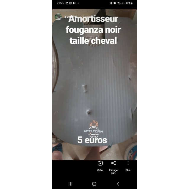 Tapis de selle bombe et protege boulets