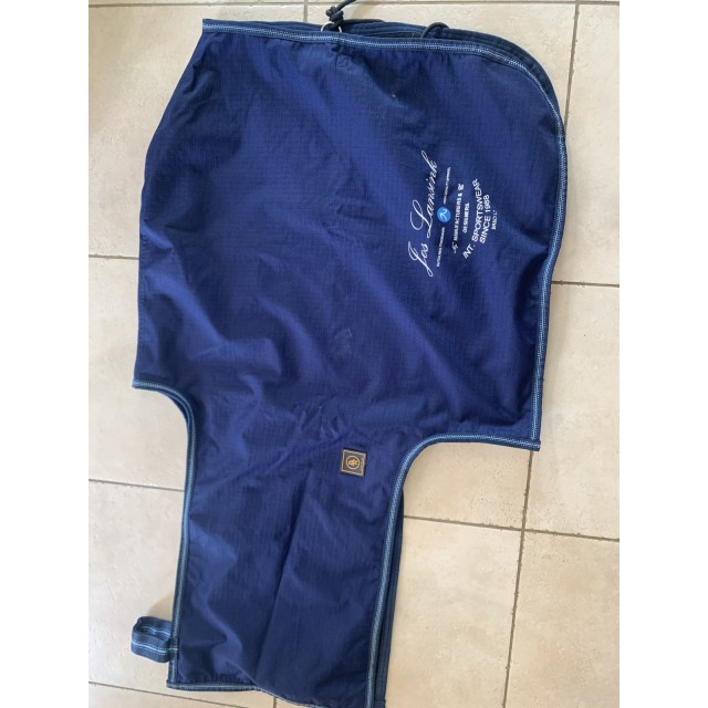 Couvre-reins BR polaire et imperméable bleu marine taille cheval
