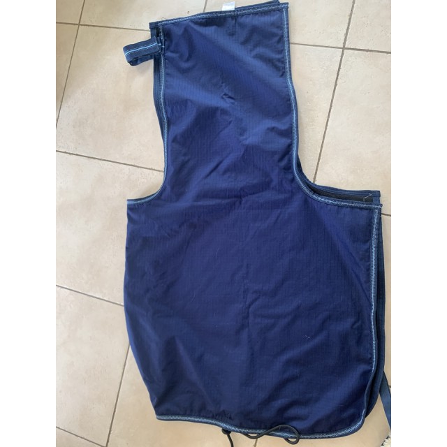 Couvre-reins BR polaire et imperméable bleu marine taille cheval