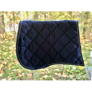 Tapis à pointe bleu marine