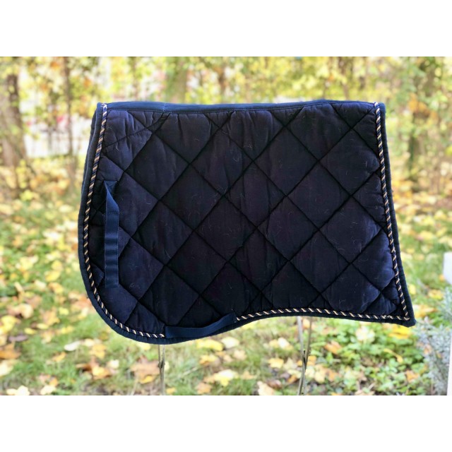 Tapis à pointe bleu marine