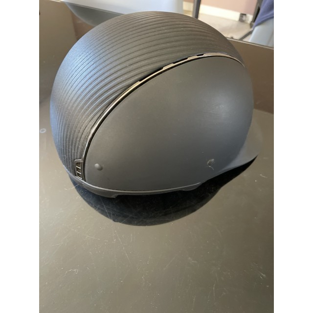 Superbe casque Samshield top leather coque L