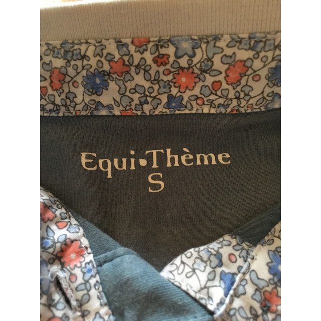 Polo equitheme bleu