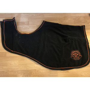 Couvre rein equitheme orange et noir