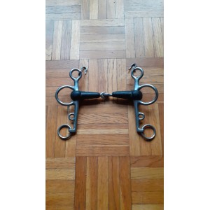 Mors pelham caoutchouc taille 130