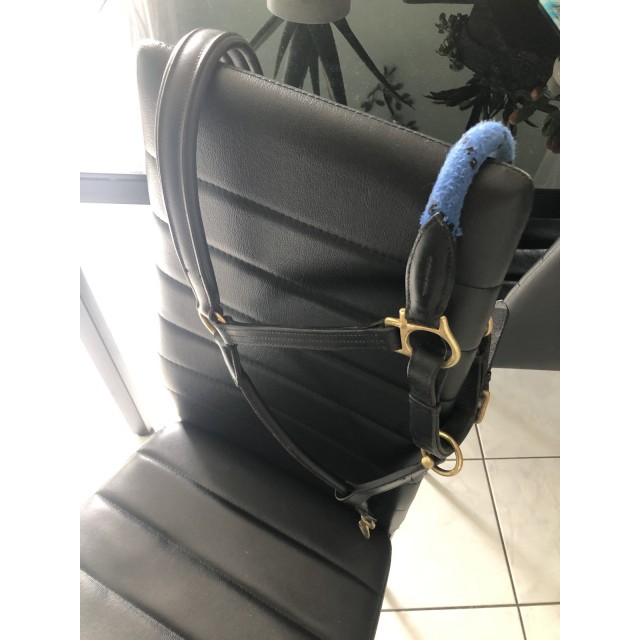 Licol cuir et corde