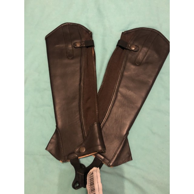 Mini chaps cuir