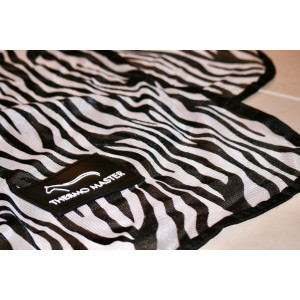 Couvre-reins anti-mouches avec couvre-cou, zèbre