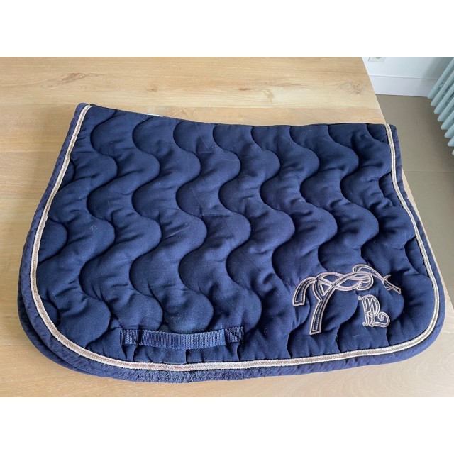 Tapis Pénélope marine/rose gold