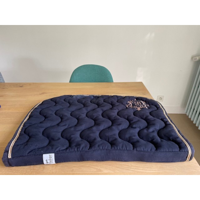 Tapis Pénélope marine/rose gold