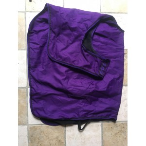 couvre rein Equithème polaire et imperméable violet